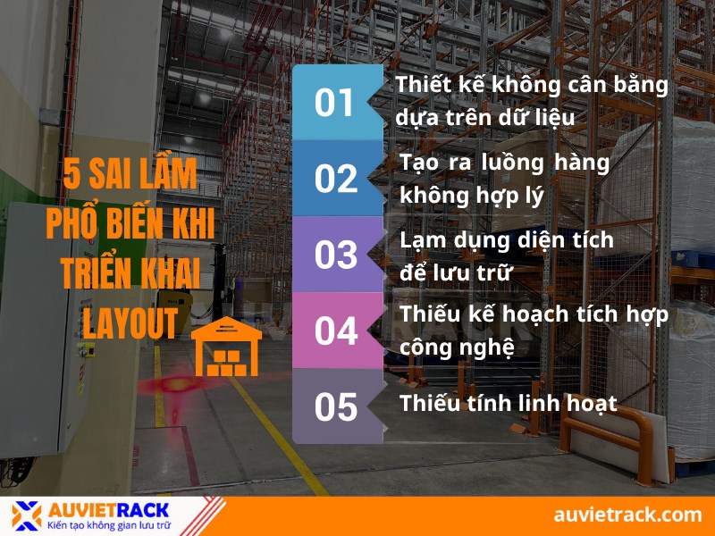 Các sai lầm phổ biến cần tránh khi triển khai layout