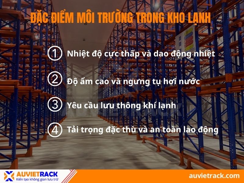 Đặc điểm môi trường trong kho lạnh