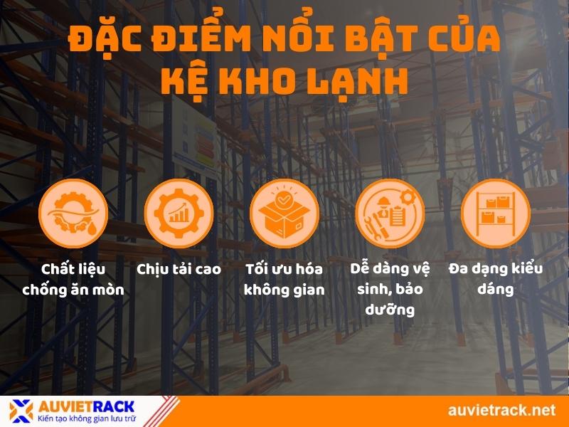 Đặc điểm nổi bật của kệ kho lạnh
