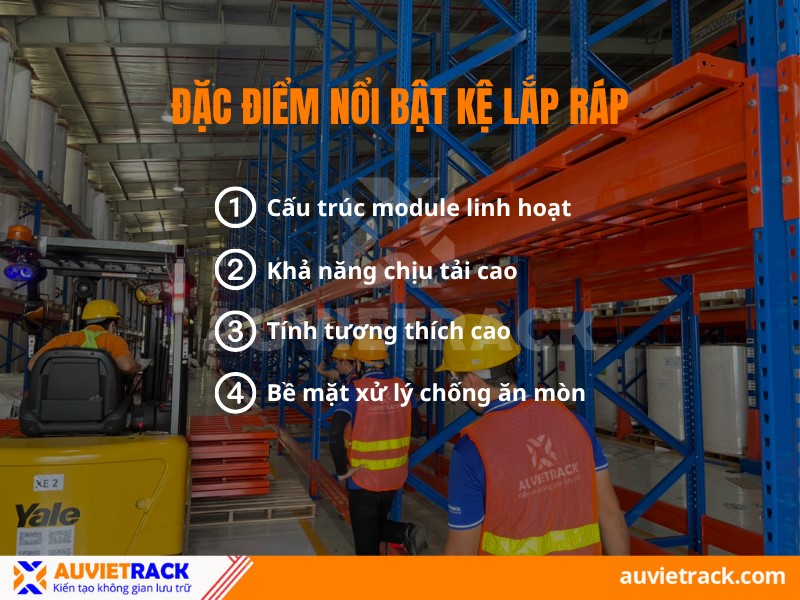 Đặc điểm kệ hàng lắp ráp