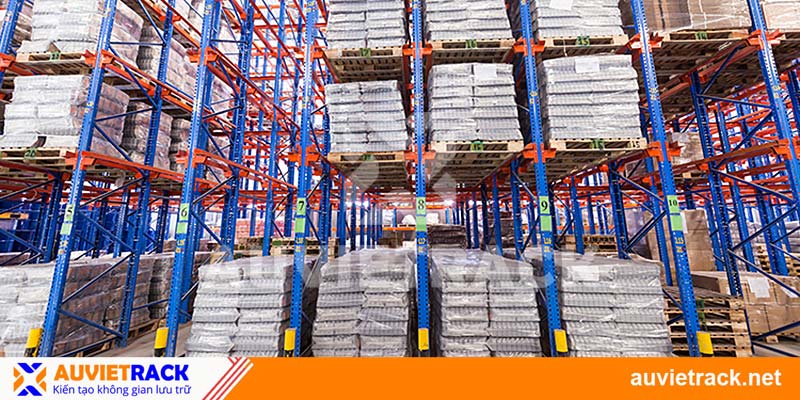 Kệ pallet mật độ chứa hàng cao