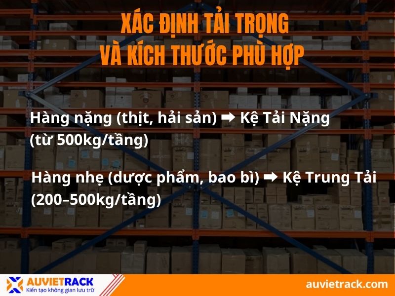 Một số lưu ý khi lựa cọn kệ kho lạnh