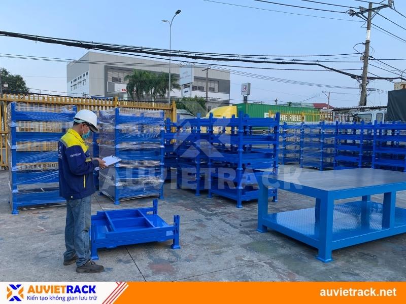 PALLET SẮT CHỒNG GẤP