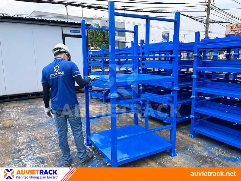 Pallet sắt chứa hàng Au Viet Rack