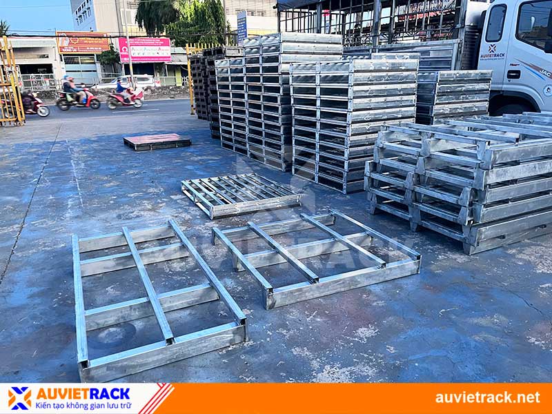 Pallet sắt mạ kẽm nhúng nóng