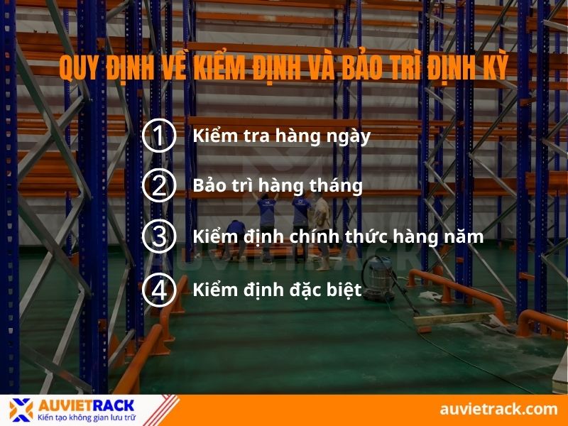 Quy định về kiểm định và bảo trì định kỳ