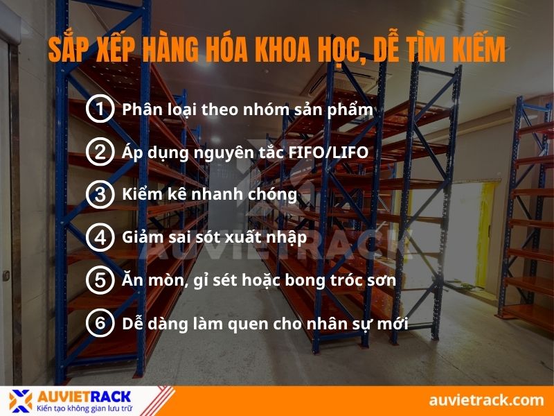 Sắp xếp hàng hóa khoa học