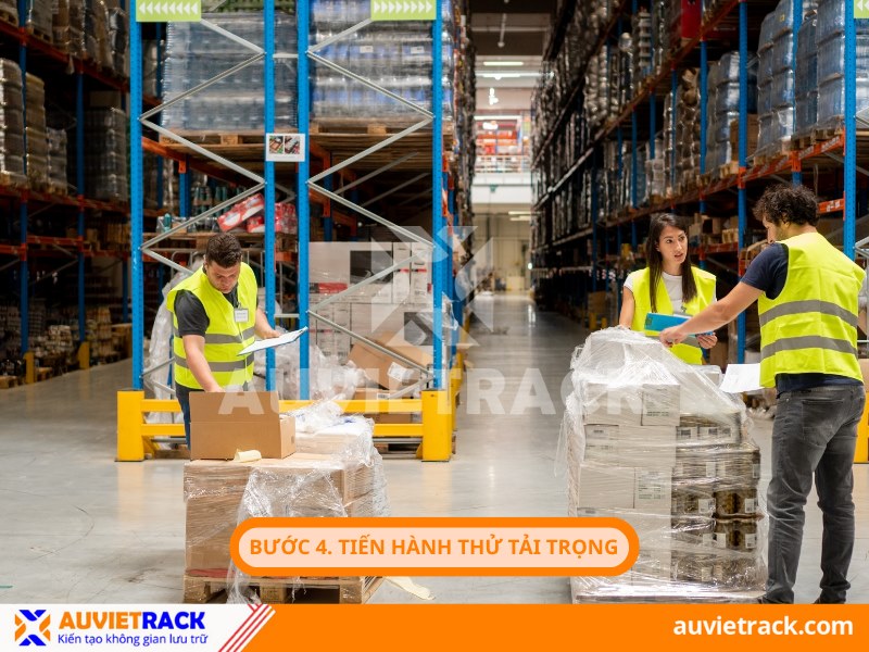 Tiến hành thử tải trọng