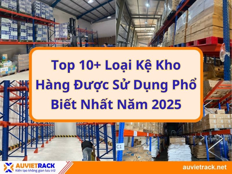 Top 10+ Loại Kệ Kho Hàng Được Sử Dụng Phổ Biết Nhất Năm 2025