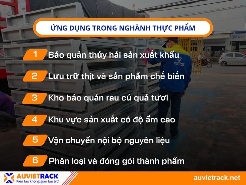 Ứng dụng của pallet sắt