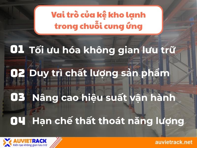 Vai trò của kệ kho lạnh