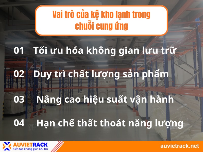 vai trò của kệ kho lạnh 1